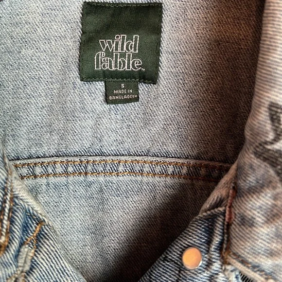 WILD FABLE Wild Graffiti Jean Jacket - Picture 8 of 16